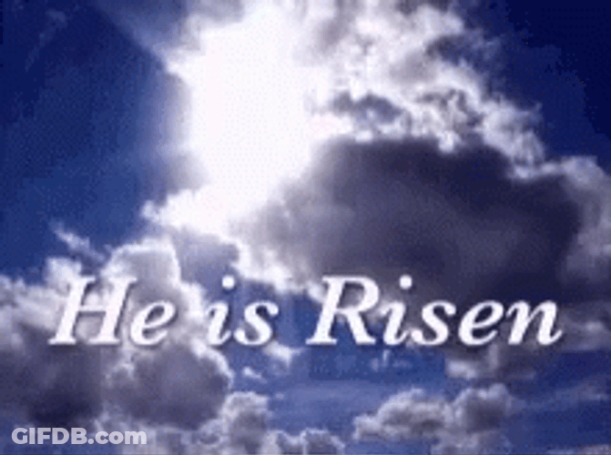 He Is Risen Hallelujah Meme GIF