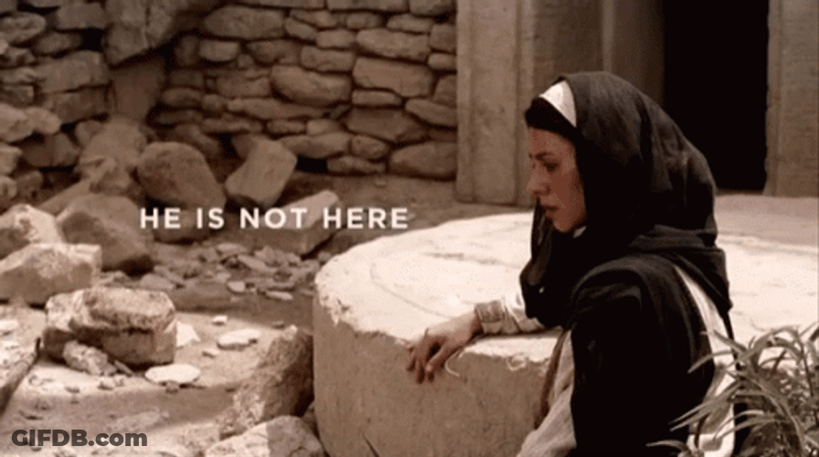 He Is Risen Mary Magdalene GIF