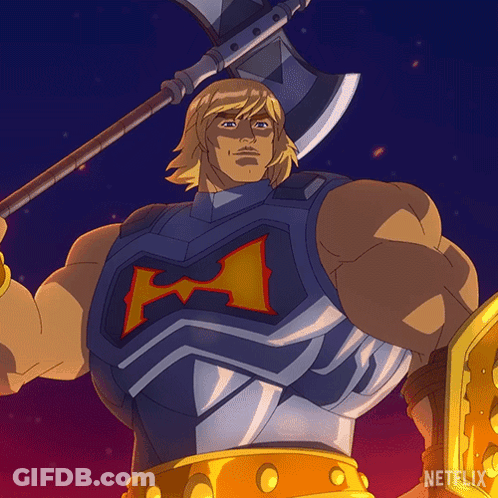 He-Man Holding Large Axe GIF