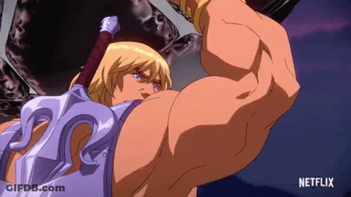 He-Man Holding Sword GIF