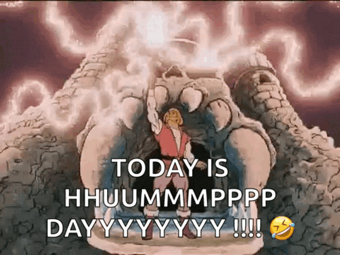 He Man I Have The Power Hump Day GIF