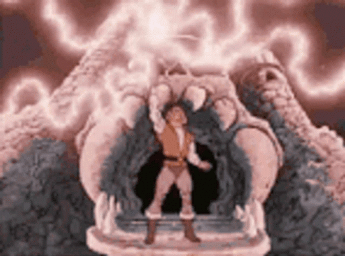 He Man I Have The Power Lightning GIF
