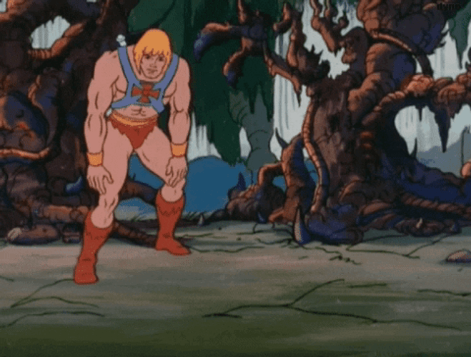 He-Man Reaction I Give Up GIF
