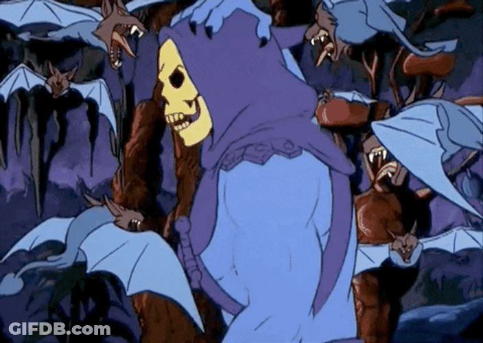 He Man Skeletor Running GIF