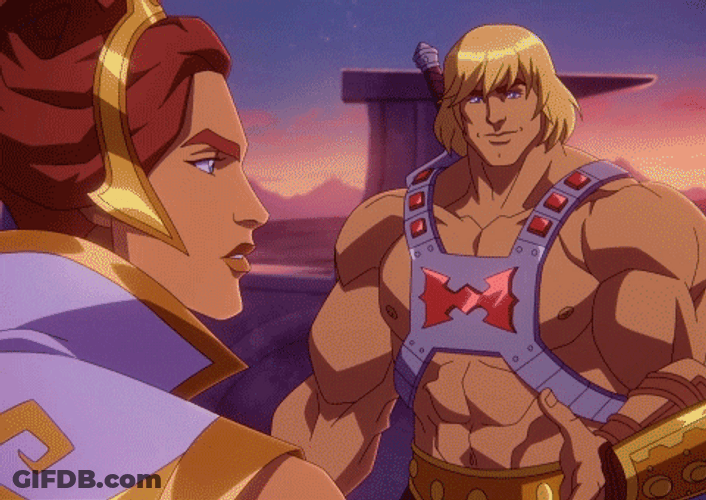 He Man Teela Tag Team GIF