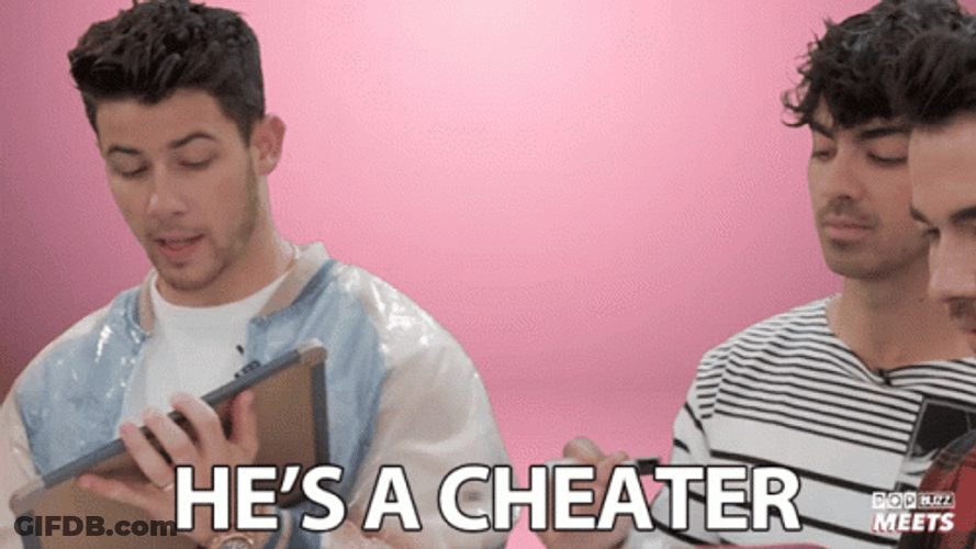 He's A Cheater Joe Jonas Jonas Brothers GIF
