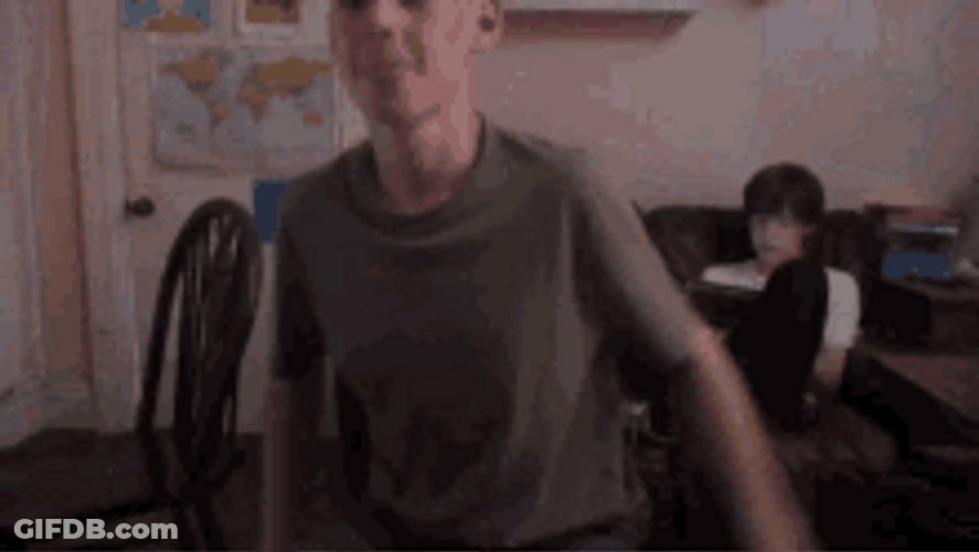 He's Jumping Pretending To Be Flying GIF