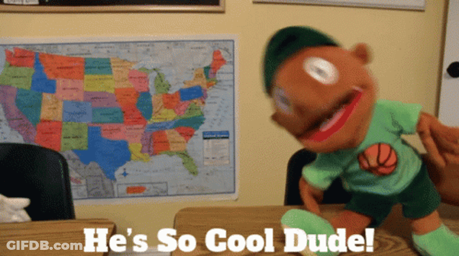 He's So Cool Dude Joseph Puppet GIF