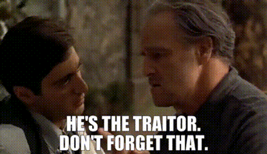 He's The Traitor Don't Forget That GIF