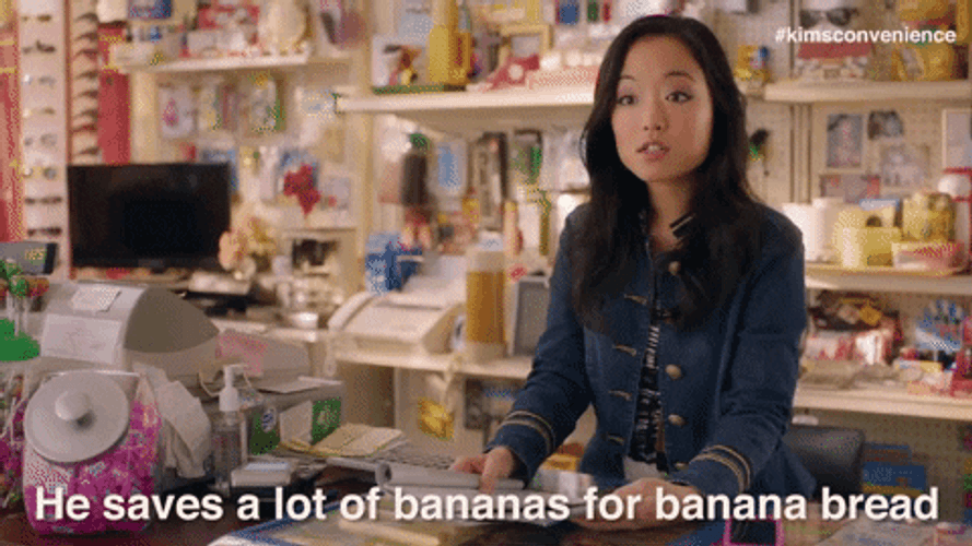 He Saves A Lot Of Banana By Spinning Banana Bread GIF