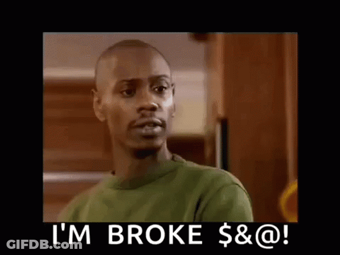 He Says I'm Broke Dave Chappelle Crack Meme GIF