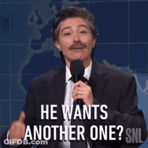 He Wants Another One SNL Live GIF