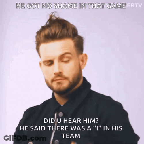 He Was I In The Team Shoulder Brush GIF