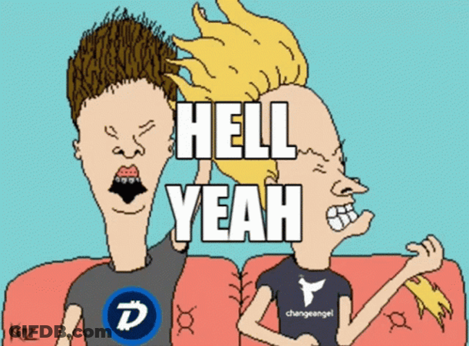 Head Banging Beevus Butthead Digibyte GIF