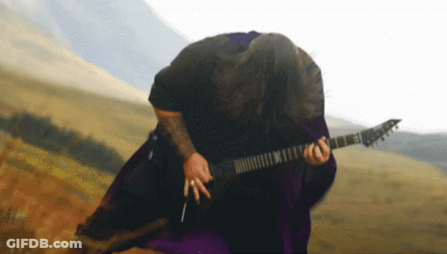 Head Banging Fellowship Band Metal GIF