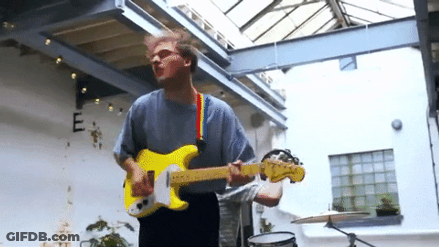 Head Banging Guitar Topshelf Records GIF