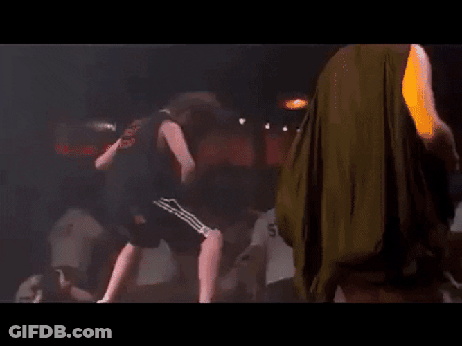 Head Banging Rock Guitar Concert GIF