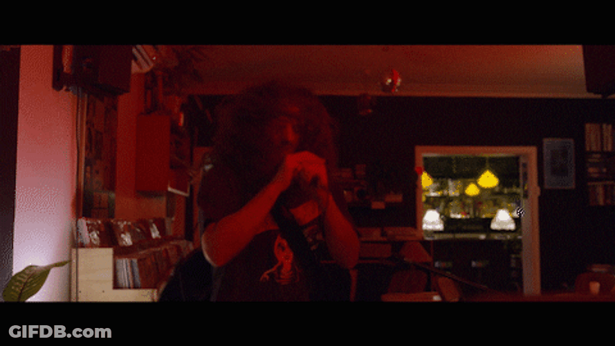 Head Banging Rock Out Live Music GIF