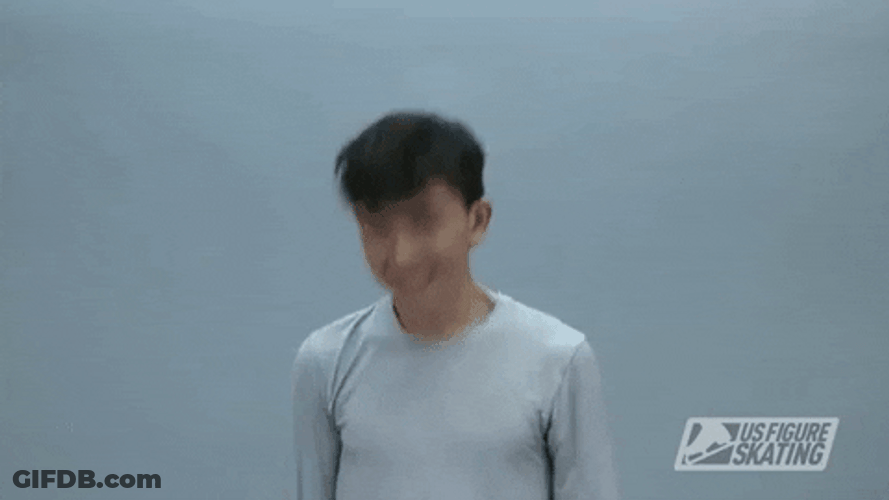 Head Banging  U.S. Figure Skating Excited GIF