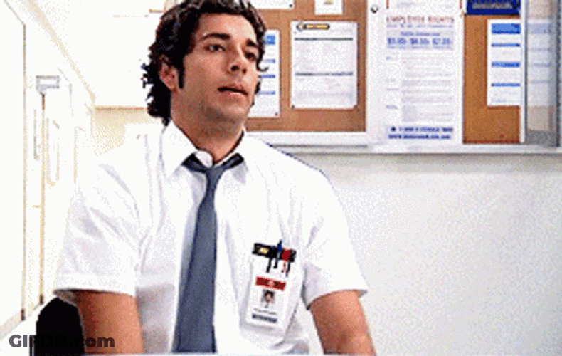 Head Desk Chuck Bartowski GIF