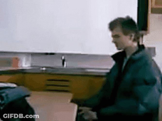 Head Desk In Lecture Room GIF