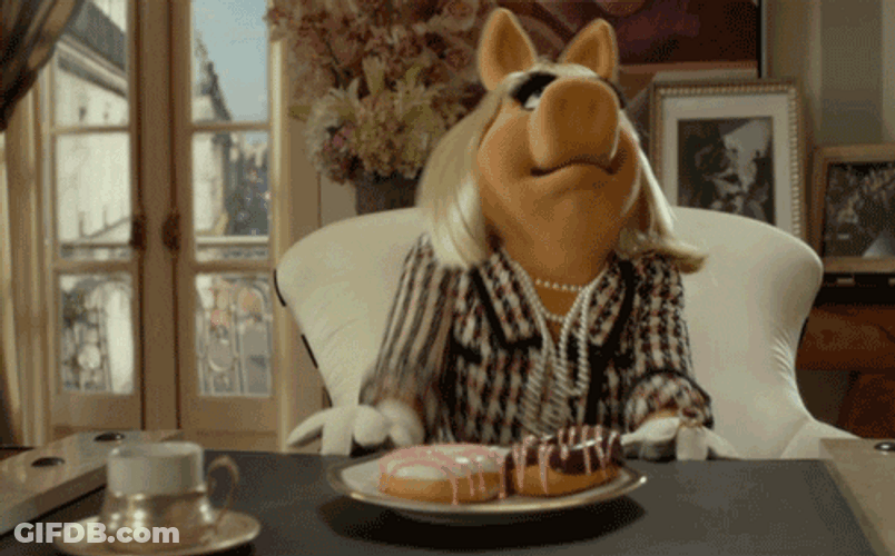 Head Desk Miss Piggy GIF