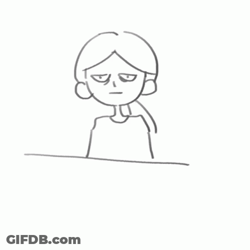 Head Desk Upgraded Animation GIF