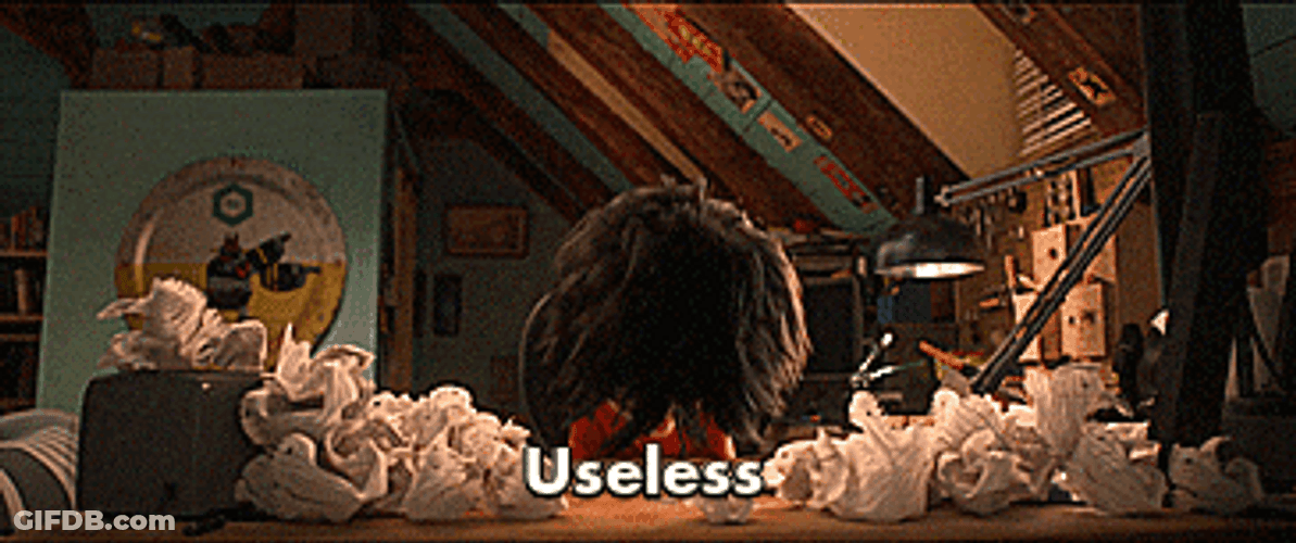 Head Desk Useless Brain GIF