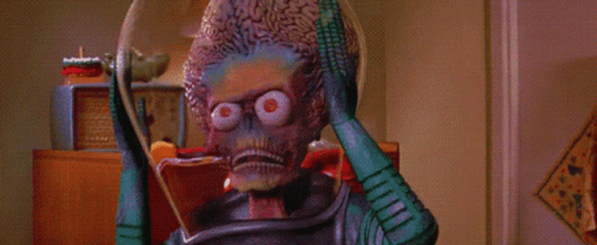 Head Explosion Mars Attacks GIF