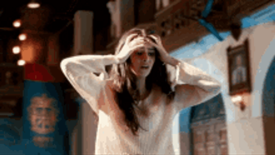 Head In Hands Dramatic Cinematic Oh No Sad GIF