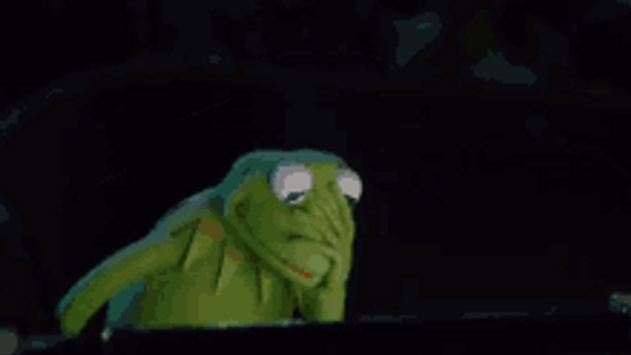 Head In Hands Kermit This Is Bad SMH GIF
