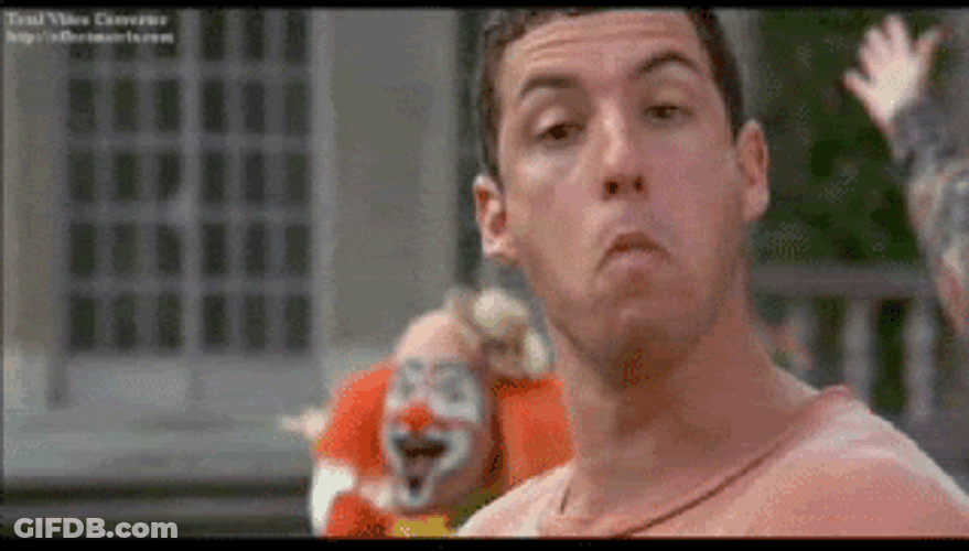 Head Nod Angry Adam Sandler GIF