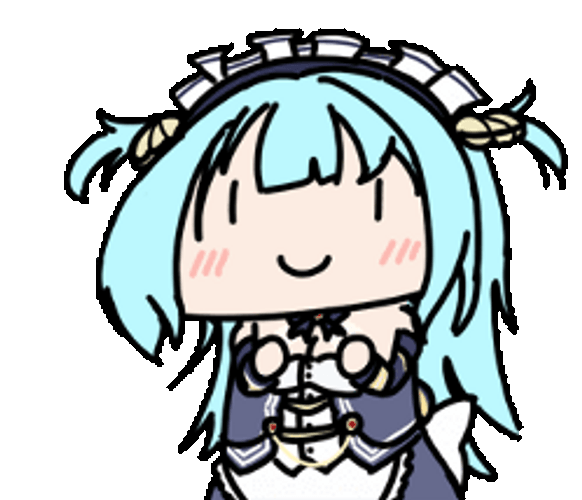 Head Nod Anime Maid GIF