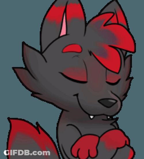Head Nod Furry Red Dog GIF