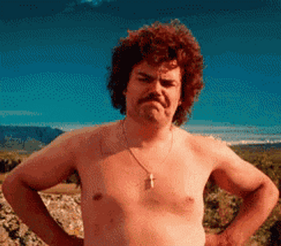 Head Nod Jack Black Naked GIF