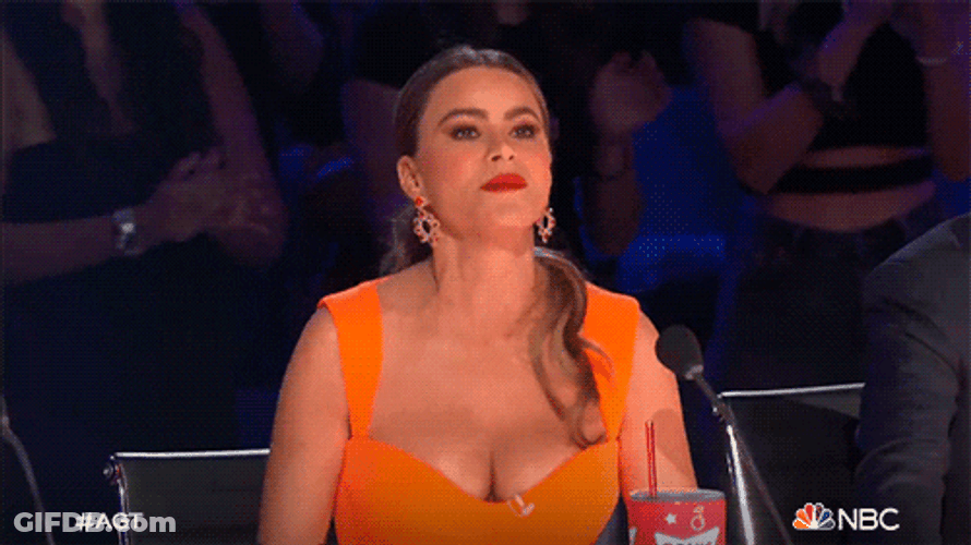 Head Nod Judge Sofia Vergara GIF