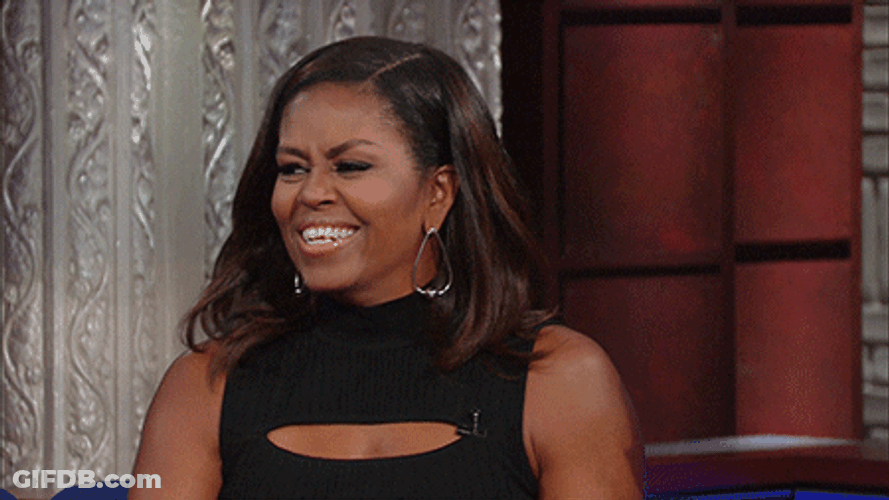 Head Nod Michelle Obama Agrees GIF