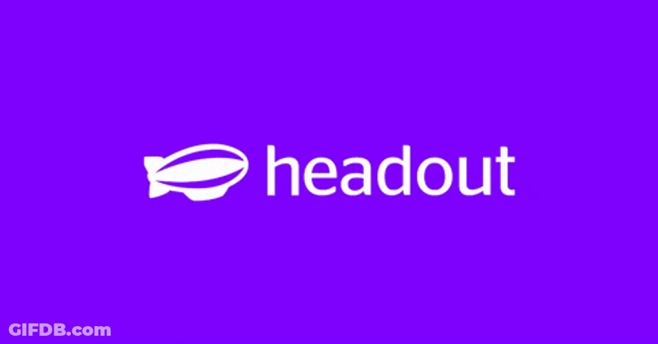Head Out Letterings GIF