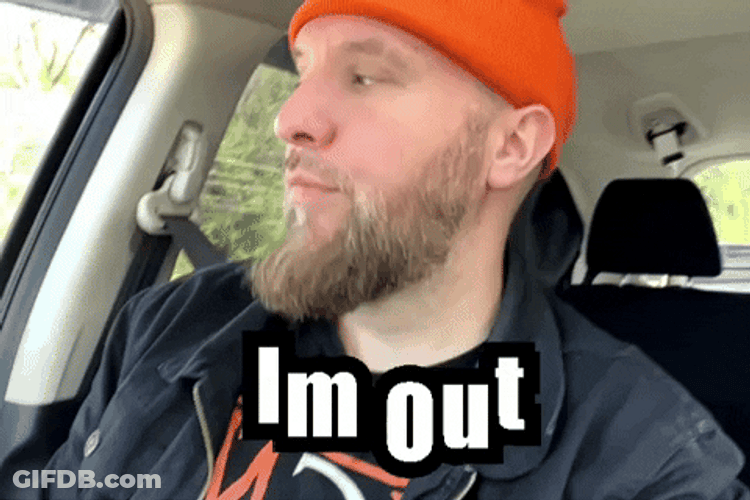 Head Out Man On A Car GIF