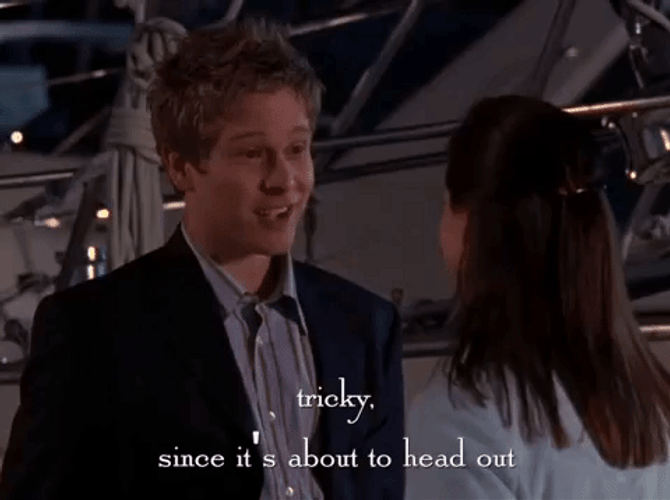 Head Out Man Tries To Convince The Woman GIF