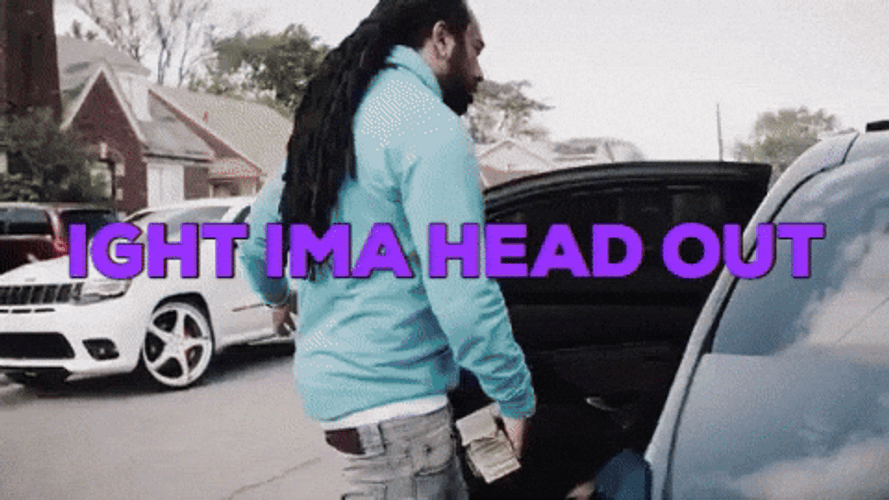 Head Out Of The Car GIF