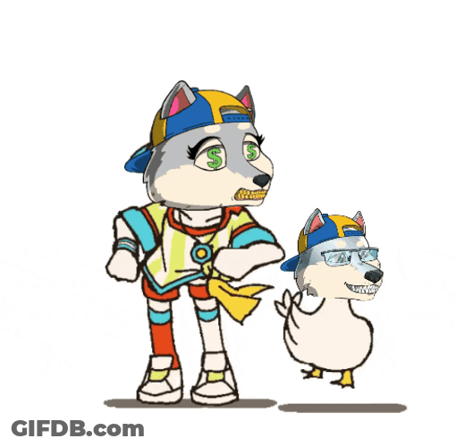 Head Replaced With Dog  Duck Dance GIF