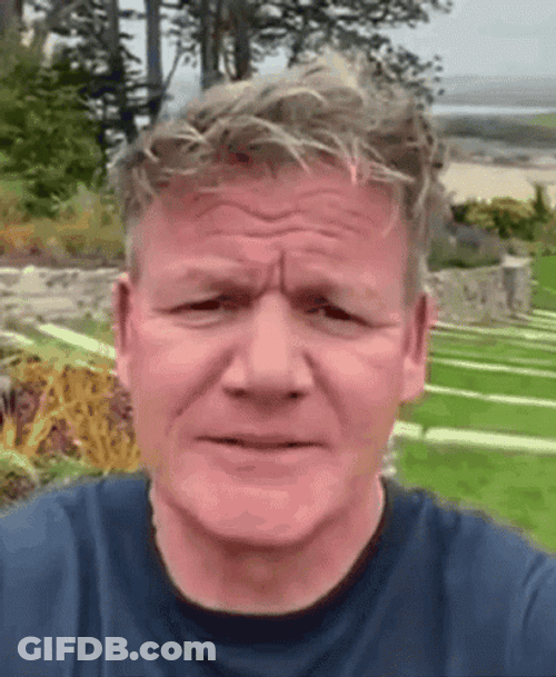 Head Shake Gesture Of Gordon Ramsay GIF