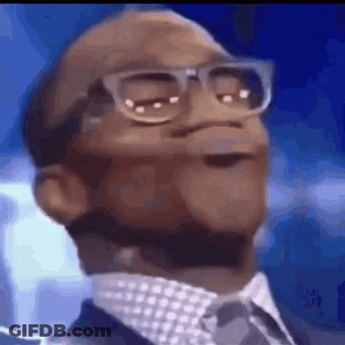 Head Shake Of A Weird Man GIF