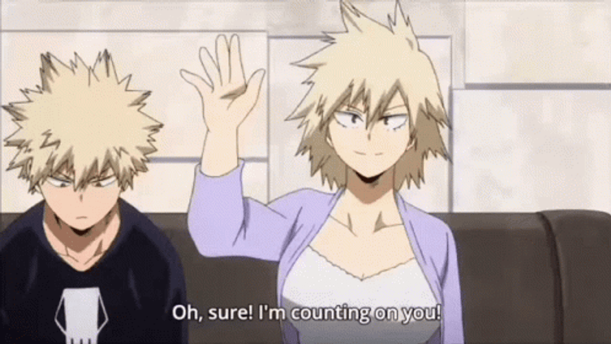 Head Slap Bakugo Anime Meme GIF