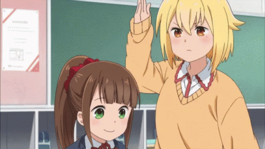 Head Slap Funny Hitori Bocchi Anime GIF