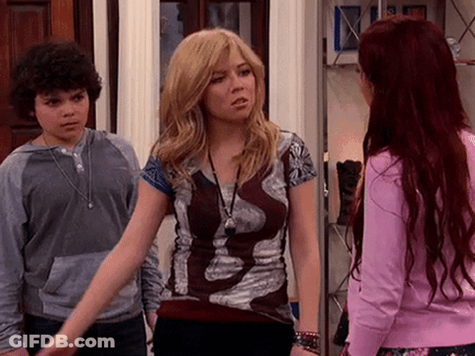Head Slap Shocked Sam Puckett I Carly GIF