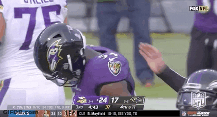 Head Tap Football Player And Referee GIF