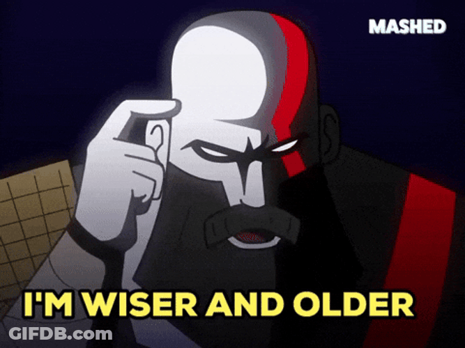 Head Tap God Of War Kratos GIF