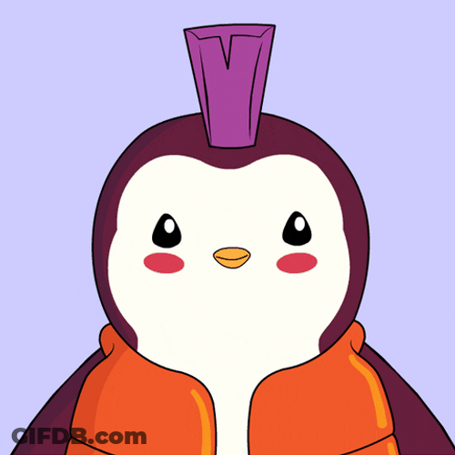 Head Tap Pudgy Penguin GIF